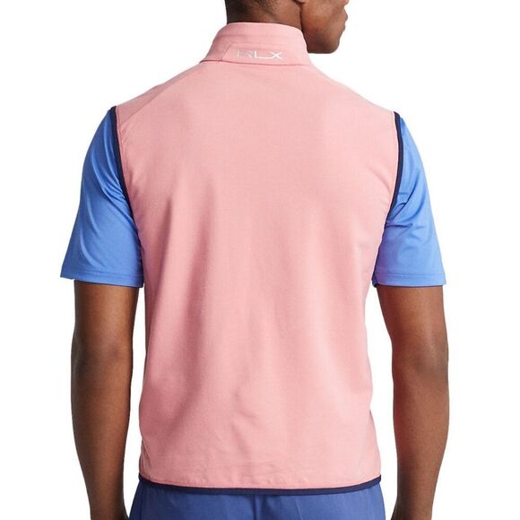 RLX x Ralph Lauren Men's Sz XL Pink Stretch French Terry Golf Vest - Picture 8 of 8